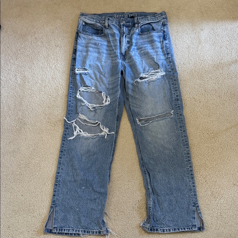 American Eagle Outfitters Light Blue Denim Jeans